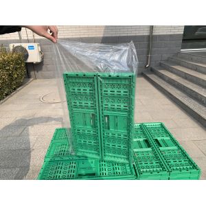 Stackable Plastic Crate for Convenient Storage and Transportation of Fruits