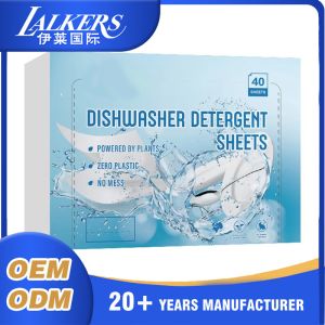China Customizable Dishwasher Cleaning Sheets Biodegradable Deep Cleaning on sale