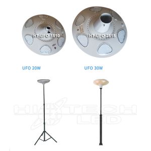 HT-UFO-1510 20W Portable UFO design all in one solar garden light, landscape