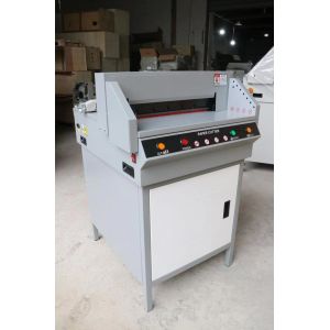 Auto Paper Pressing 450V Electric Paper Cutter A3 Trimmer with 40mm Cutting