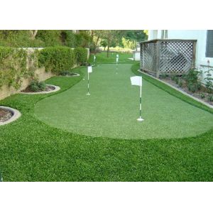 Fantastic Putting Greens Golf Artificial Grass Rugs , Golf Synthetic Grass PE
