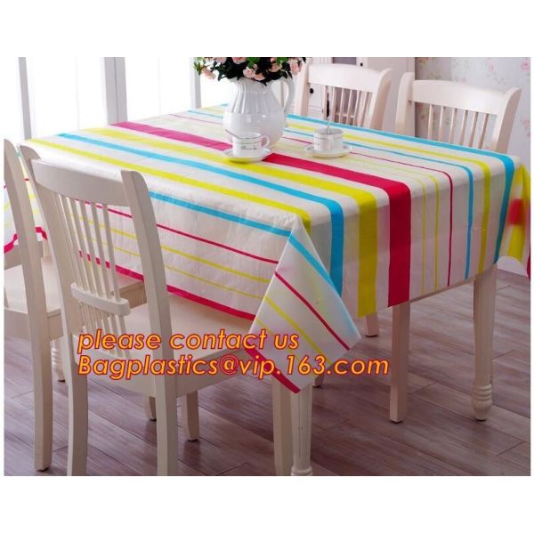 Table cloth PVC non-woven cloth waterproof cloth mat oil proof plastic