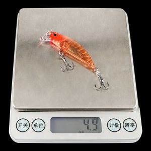 15 Colors 6CM/5G Sinking Minnow Fishing Lure Mullet,Perch,Catfish Plastic Hard