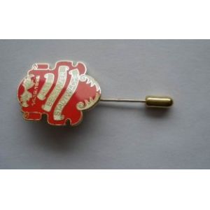 Professional Customized Iron / Brass Epoxy Coating lapel pin badge with lower