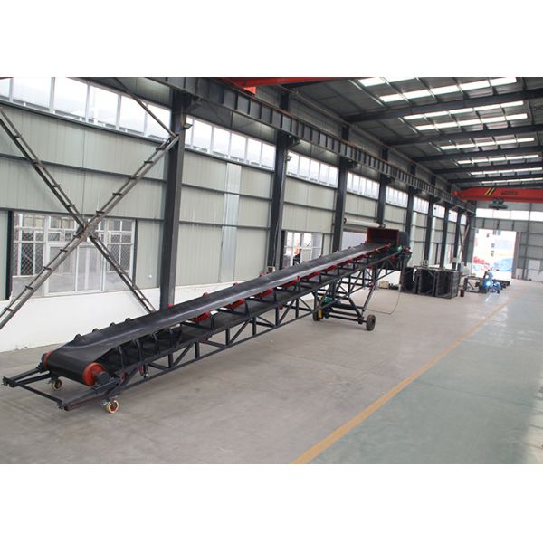 Rubber Cereal Mobile Inclined Belt Conveyor for Mine Sand Grain Conveying