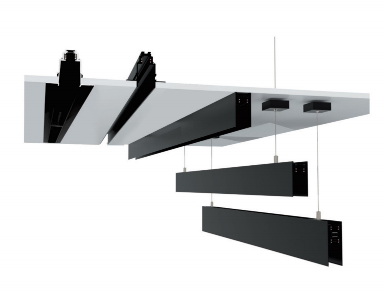 10W Recessed Magnetic LED Track Aluminium Surface For Pendant Light