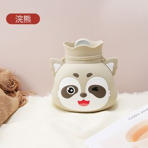 Tasteless BPA Free silicone hot water bottle For Menstrual Cramps Customized