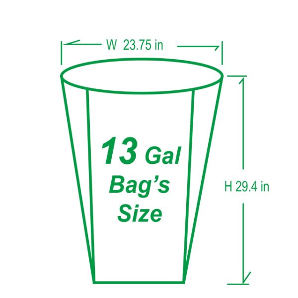100% Biodegradable&Compostable /Diaper Waste Bags,Unscented,Anti-Microbial, Compost Packing Corn Stach Decomposable Plas