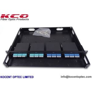 SM MM OM3 OM4 OM5 High Destiny 96 cores 1U MPO MTP Optical Patch Panel