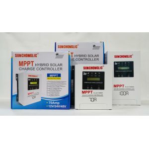 70a Mppt Hybrid Solar Charge Controller With Ups Function - Compatible With 12v/24v/48v 