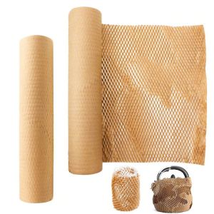 80g Kraft Paper Eco Friendly Honeycomb Paper Wrap Screen Printing