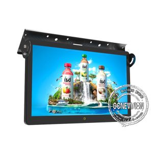 Cheap AI Face Recognition Android9.0 Bus Digital Signage With Splitting Screen for sale