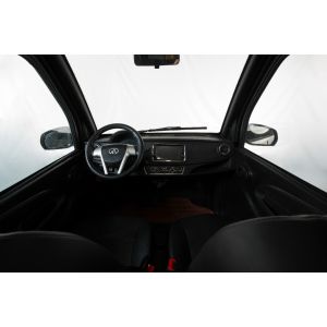 Metal Structure Two Seater Electric Car Battery Powered With Customized Body