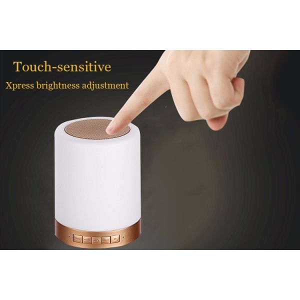 Quality Bluetooth led colorful touch adjust brightness quran light speaker SQ112 wholesale