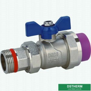 Cheap Anti Corrosion Butterfly Handle PPR Double Union Ball Valve for sale
