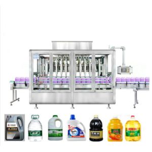 Full Automatic Edible Oil Filling Machine 3 In 1 Silver Grey With Touch Screen