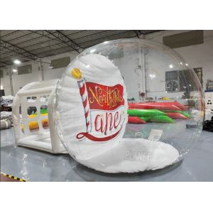 Custom Background Inflatable Human Size Snow Globe Giant Christmas Snow Globes