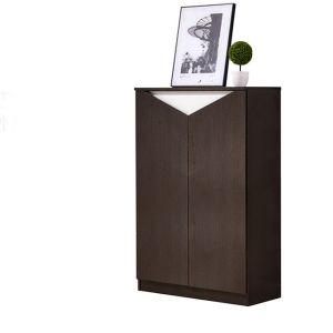 Portable Melamine Particle Board Shoe Rack For Storage , Laminated Particle