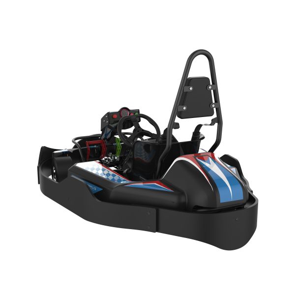 APP Adjustment Control 57Nm 4000W Electric Racing Gokart For Adult