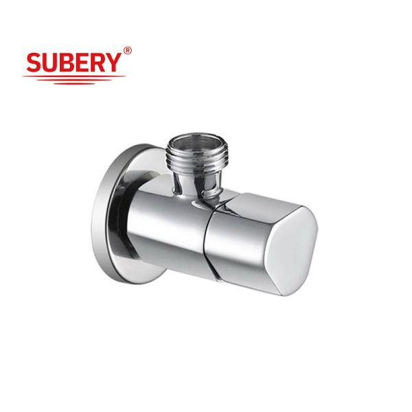 Quality G1/2" Thread Triangle Valve Brass Body Abs Handle Oem wholesale