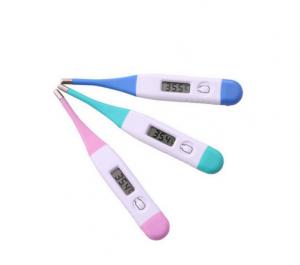 Cheap Large Display Digital Portable Thermometer , Feverline Flexible Tip Small Digital Thermometer for sale