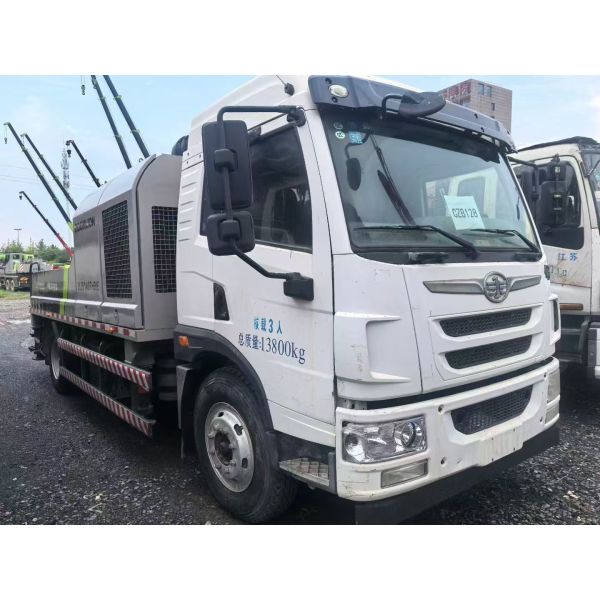 Quality Used Line Pump stationary pump Truck 2019 Zoomlion 10022 Diesel Pumping Concrete Machine wholesale