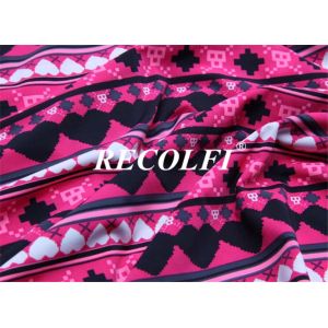 Geometry Pattern Absorbent Poly Yarn Recycled Plastic Activewear Digital
