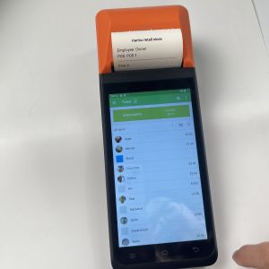 254.5mm*82mm*17mm Wireless POS Device 70mm/S Android Handheld Terminal With