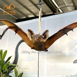 Weatherproof Artificial Realistic Animatronic Flying Squirrel For Park