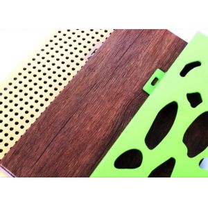 Anti Humidity Perforated Aluminium Facade Plate with Fluorocarbon Coating in