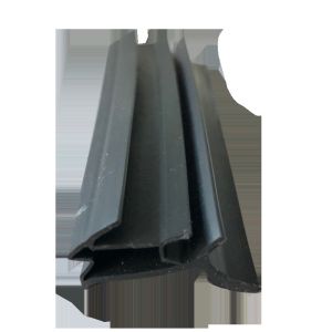NBR SBR Rubber Sealing Strip Rubber , Garage Door Weather Stripping Bottom White