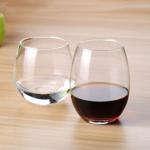 China Multiple Use 15oz Stemless Wine Glass For Wine / Soda Water / Cocktail on sale