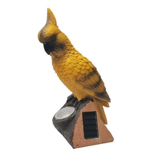 Solar Powered Resin LED Lawn Light 1*White LED Solar Panel 5.4*3.1cm Polycrystal