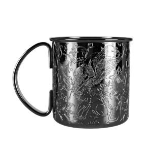 China Stainless Steel Beer Mug Etching Coffee Wine Cocktail Mugs For Camping on sale