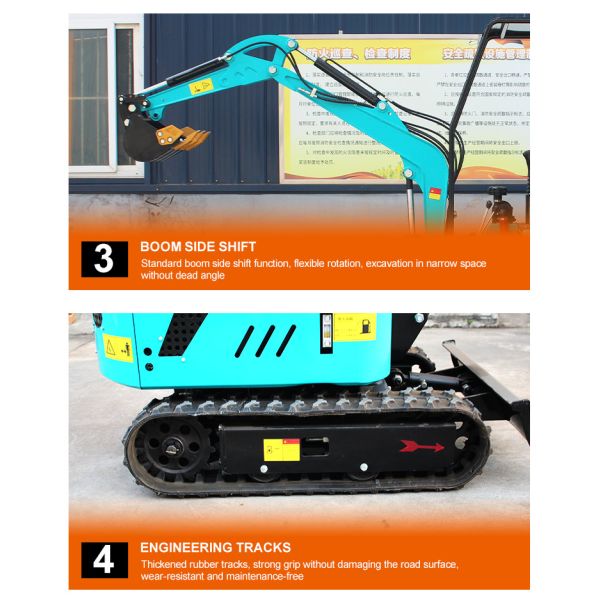 Mini Digger Garden Pelle Family Minibagger Shovel Gulchaggi Farm Small Miniexcavadora Miniescavatore Excavator