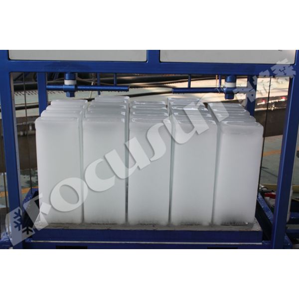 1 Ton Bitzer Compressor Direct Refrigeration Block Ice Machine for Customized Ice Making