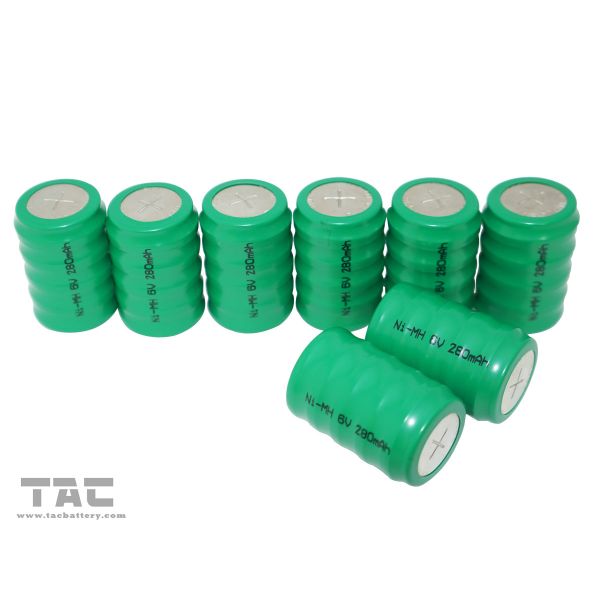 6V Nimh Button Cell 250H Rechargeable Battery