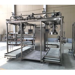 PLC Control Ginger 2t/H Double Head Aseptic Bag Filler