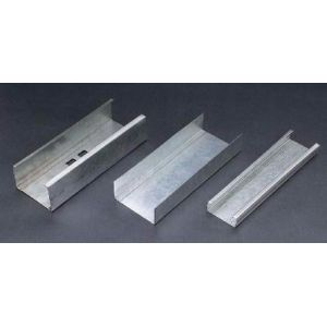 Stud And Track Roll Forming Machine HIgh Speed Steel GI Omega Furring Channel