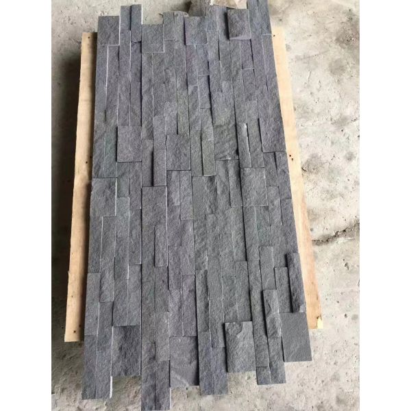 Rectangle Blue Dark Grey Sandstone Wall Cladding Tiles Multipurpose