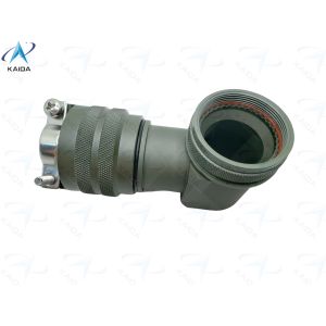 90° Angle and Profile Spin Coupling Connector Backshell with Olive Green Cadmium