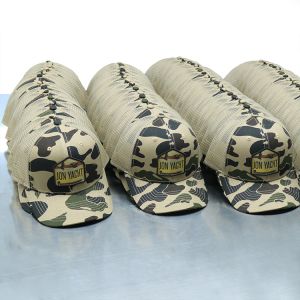 Custom Gorra Camo Mesh Trucker Cap Curved Brim Tactical Trucker Hats Custom Logo