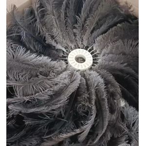 Ostrich Feathers Circular Brush for Car Dust Collecting