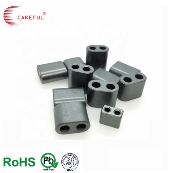 EMI Suppression Core NiZn Material Multi Aperture RF Balun Core With Two Holes