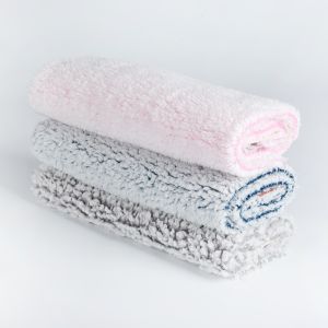 100% Polyester Soft Knitted Plush Fleece Shu Velveteen Fabric for Your