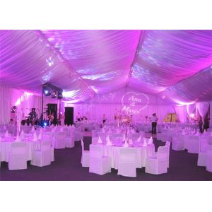 Wide Space Different Size Marquee Tents With Inner Decoration