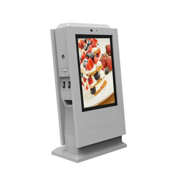 Urhealth high quality outdoor digital self service advertising machine 1000 nits lcd display for payment with printer