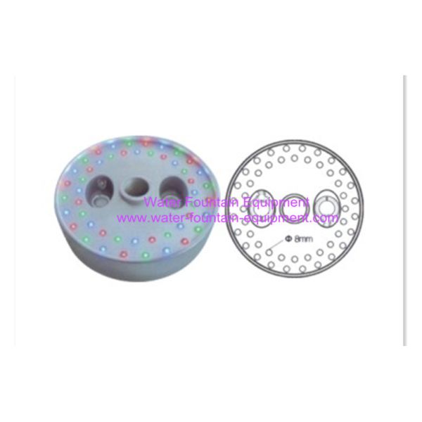 Quality 80W LED Atomizer Waterproof Underwater Fountain Lights Ring Light Making Mist wholesale