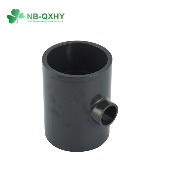 Quality Industrial PVC/UPVC DIN Pn16 Reducing Tee for Water Supply and Agriculture Irrigation wholesale