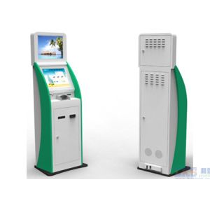 Intel Dual Core Health Care Kiosk With Digital Signage LCD Display And Bill